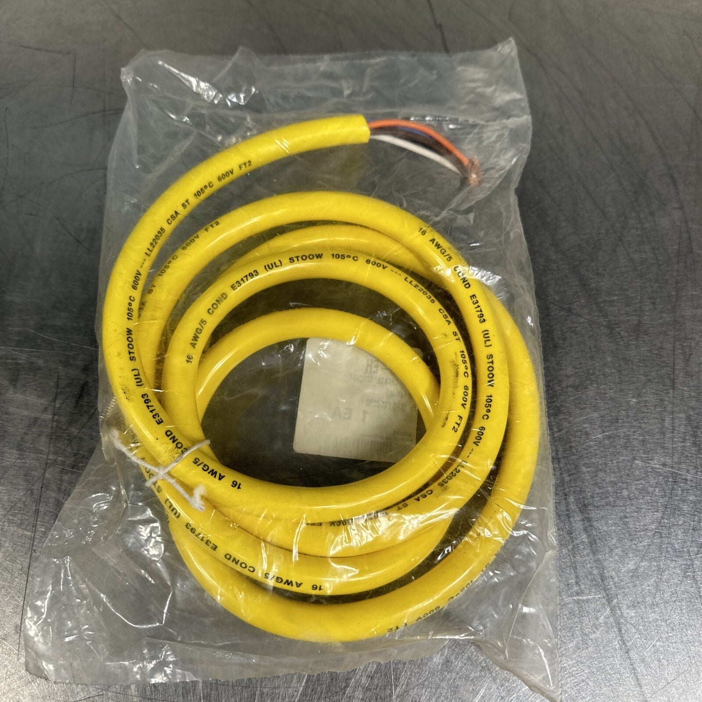 Brad Harrison 61343-EH Mini Change Cordset 5P FEMALE 6' 16-5pvc Cord (BIN-1.6.5)