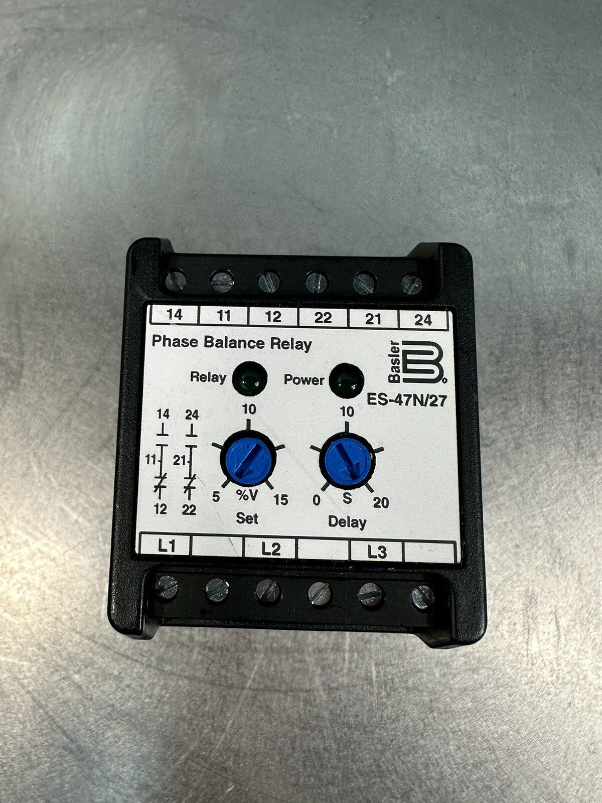 Basler Electric ES-47N 3FB1N0N0 Phase Balance RELAY (BIN-1.1)