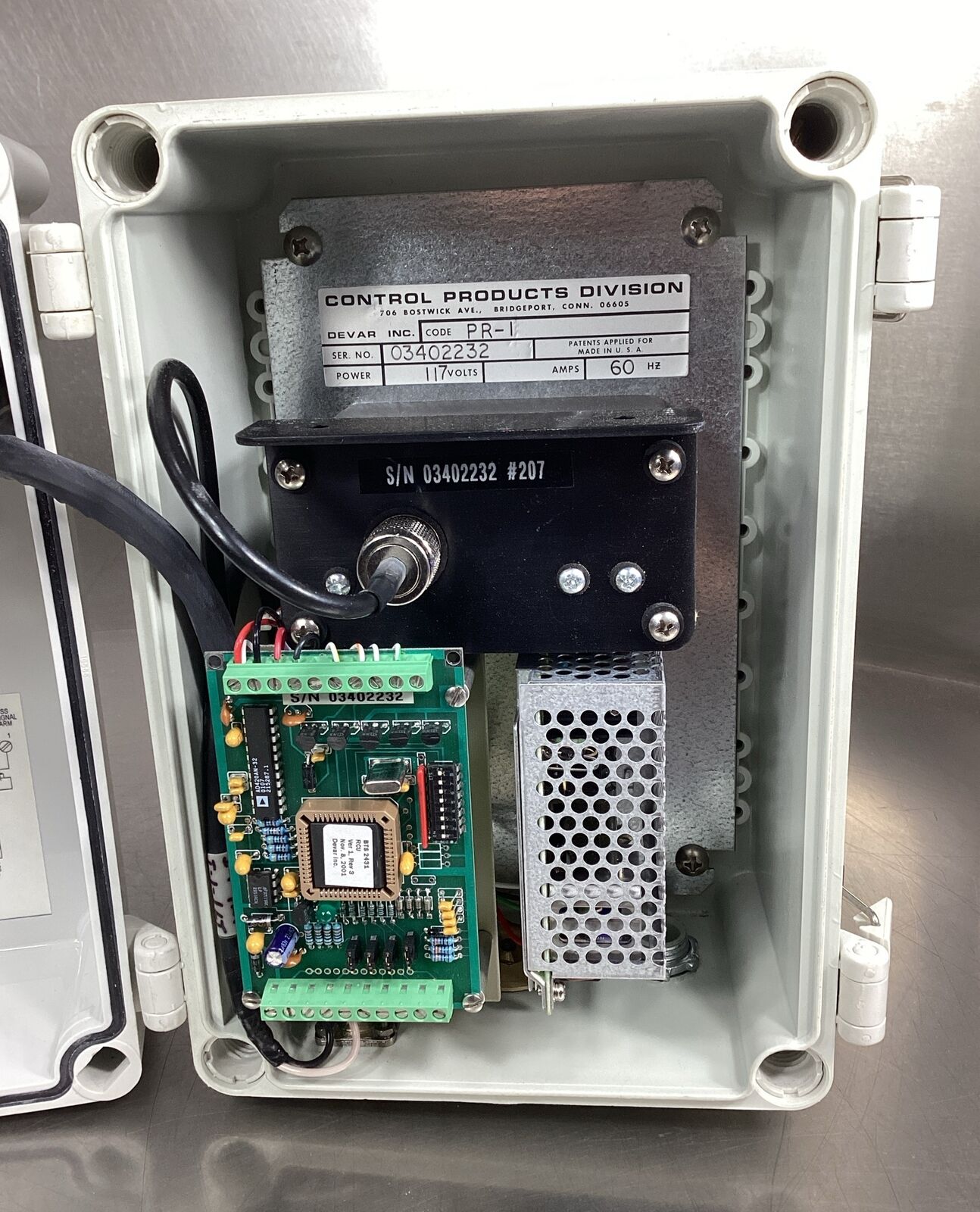 Devar Receiver Model PR-1  with Model 3019 Panel Meter       3A-27