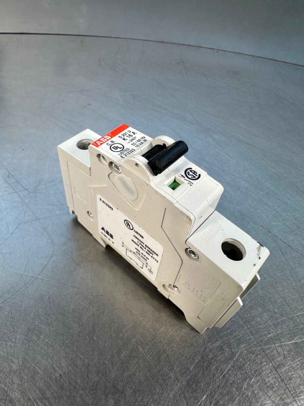 Abb S201UK16a Circuit Breaker S201u-K16 1 Pole 240VAc (4c-41)