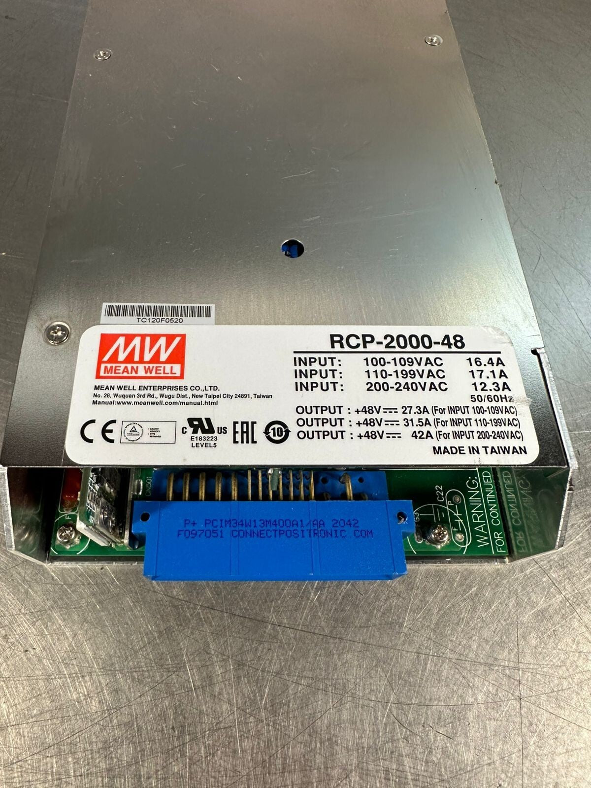 Mean Well RCP-2000-48 Power Supply                                 (3.4.3)