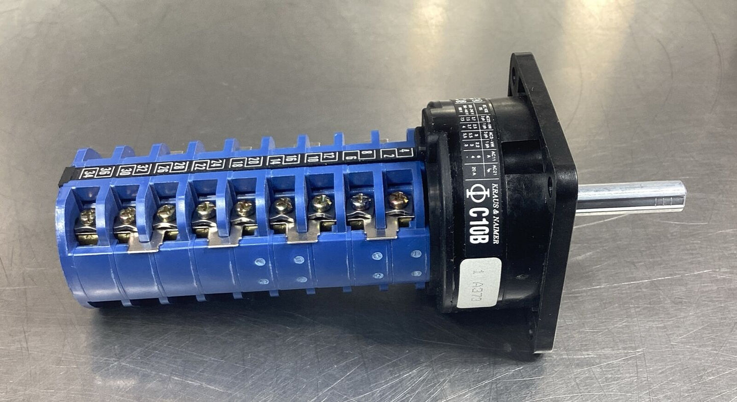 Kraus & Naimer  C10B A373-600  Selector Switch        4D-27