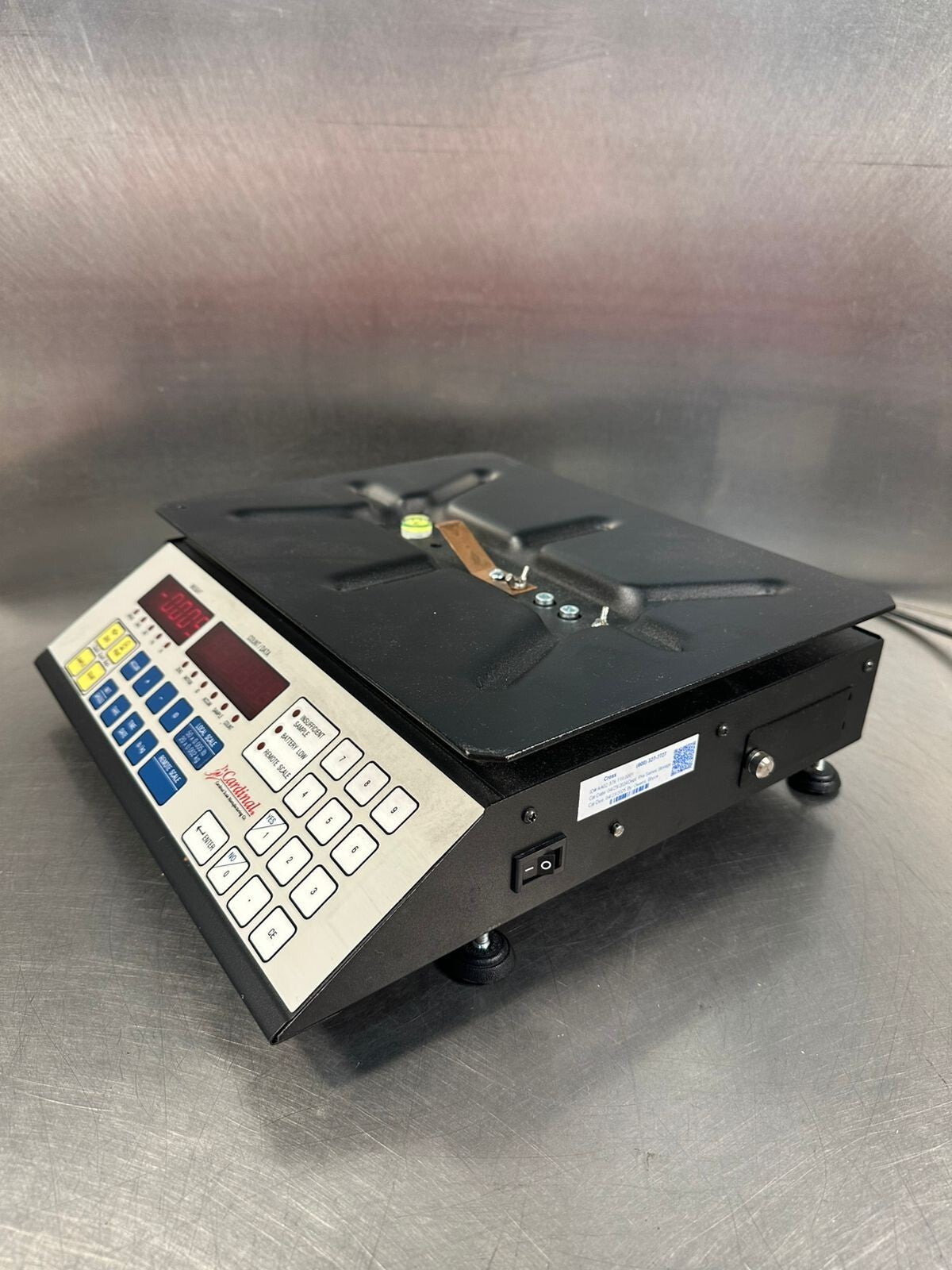 Cardinal Detecto 2240-50  115Vac 50/60Hz / 50x0.005Ib 20x0.002 Kg (12.6.2)