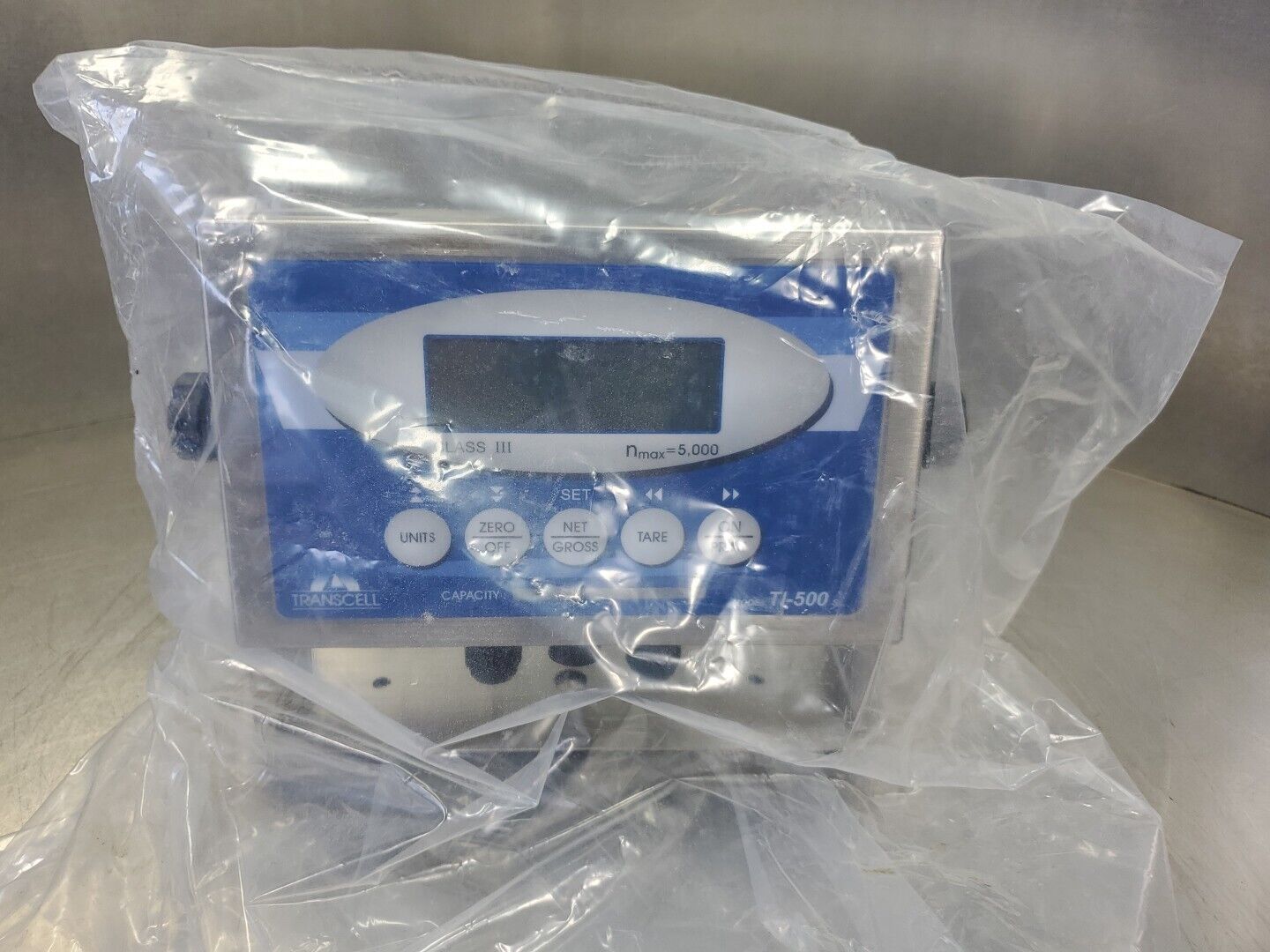 TRANSCELL TI-500-SL CLASS III Weighing Scale Indicator.                     5D-3