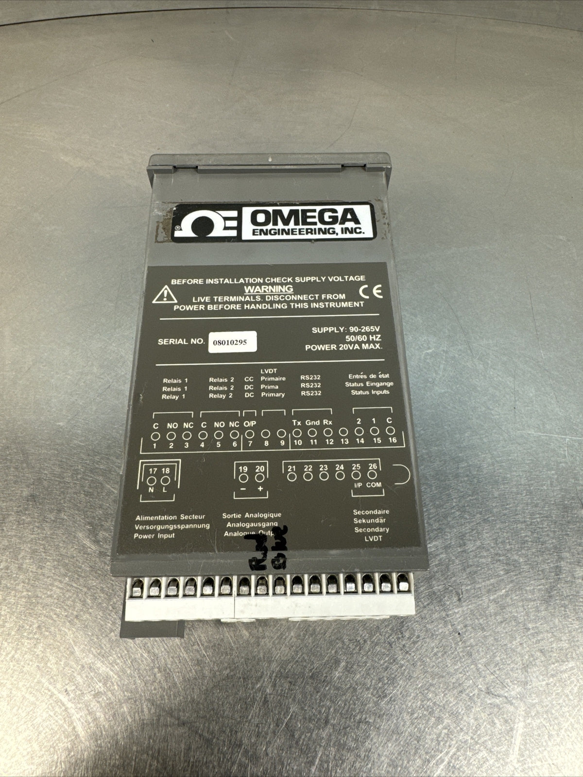 OMEGA ENGINEERING Digital METER (Bin 2.5.1)