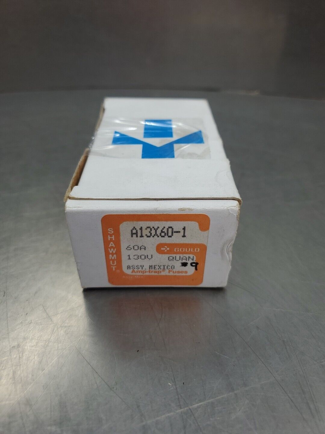 Gould Shawmut A13X60-1 Amp-Trap 60A 130V Fuses, Pack Of 9.                 4D-40