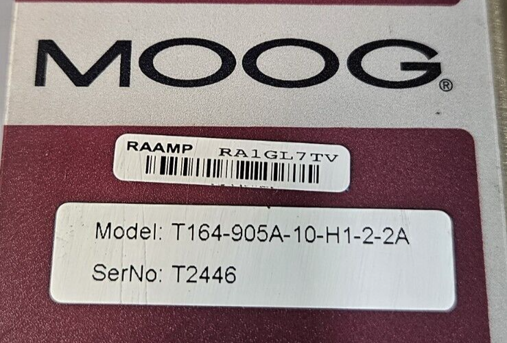 MOOG T164-905A-10-H1-2-2A Servo Drive                                   (BIN615)