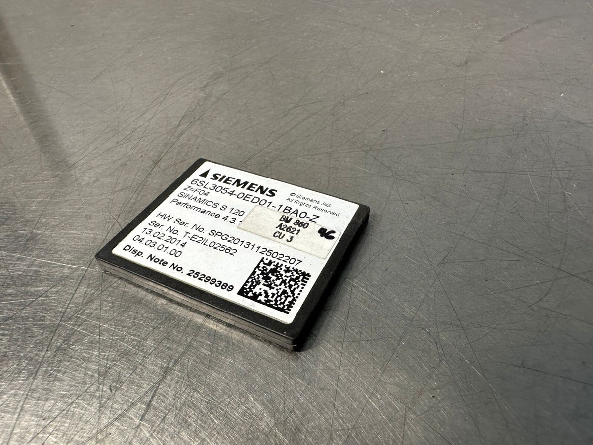 Siemens 6SL3054-0ED01-1BA0-Z Sinamics  S120 (5.3.3)