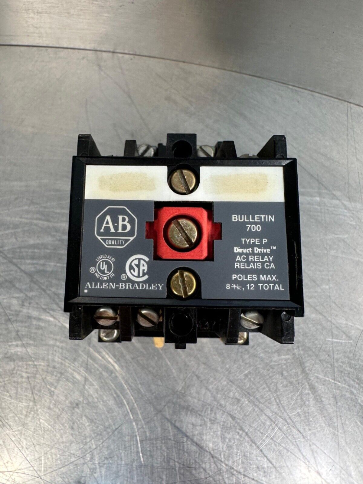 Allen Bradley 700-P400A1 SER. B 120V 60A  (4B-28)