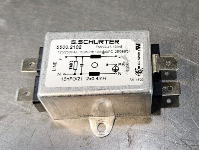 Schurter 5500.2102 125/250VAC 50/60                                     (BIN735)