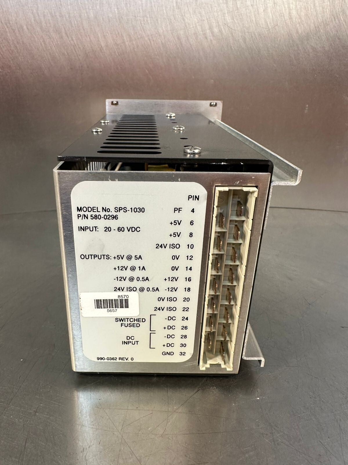Ge Wesdac D20 PS 580-0296 Model SPS-1030                           (3.5.5)
