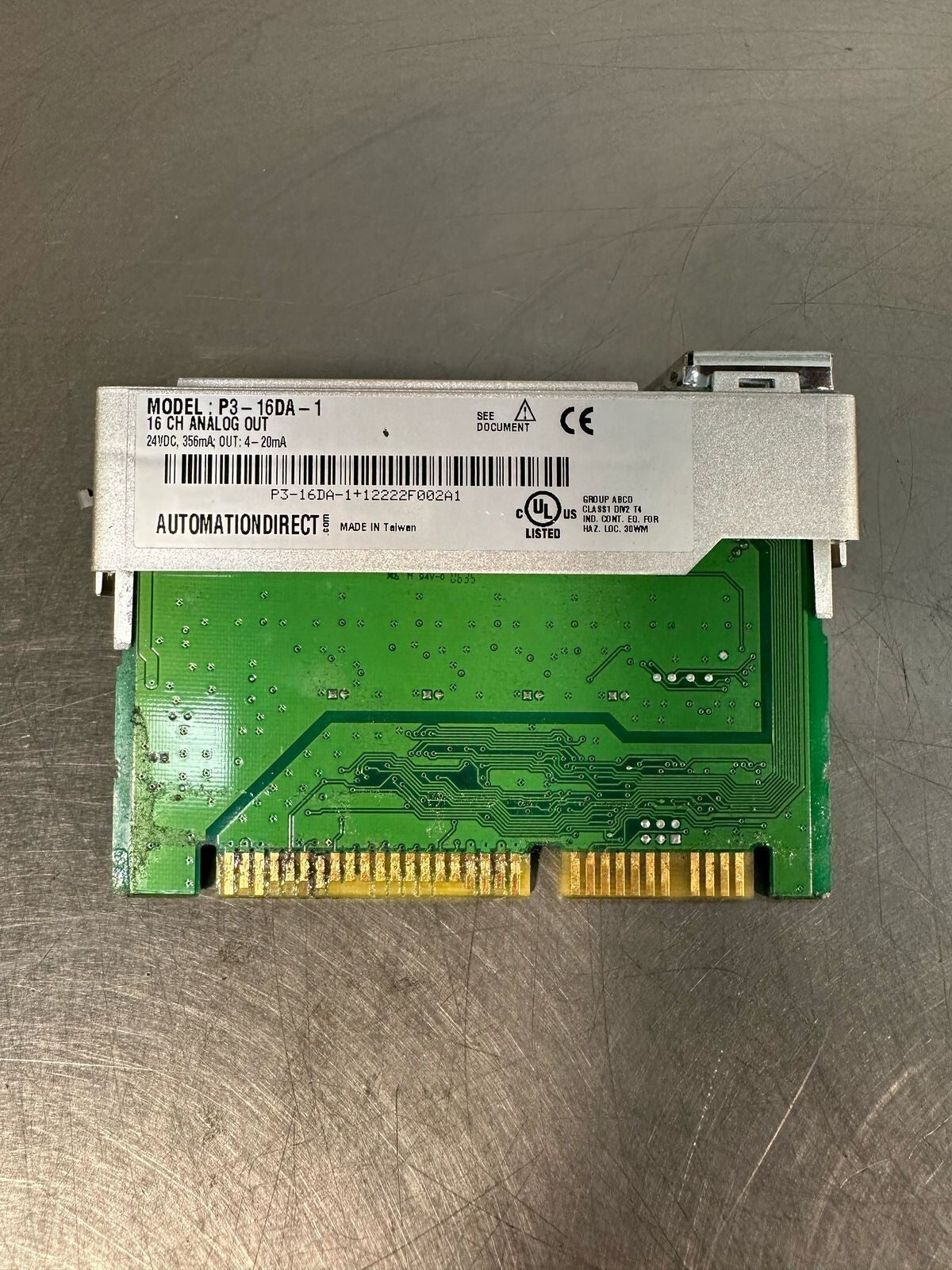 Automation Direct P3-16DA-1    16 CH Analog out   P316DA1          (4.5.3)