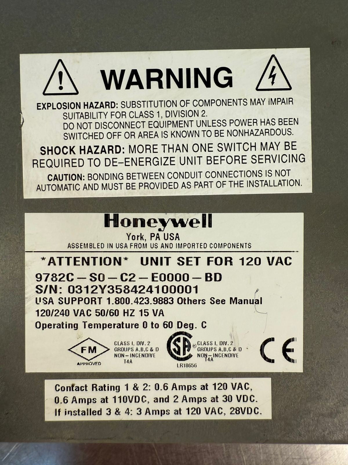 Honeywell 9782C-S0-C2-E0000-BD                               (2.4.3)