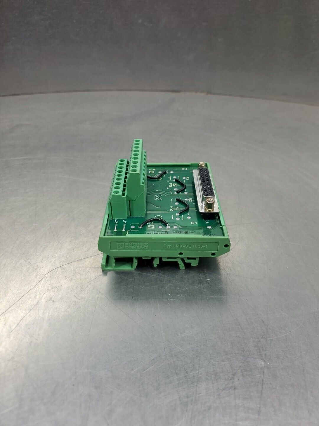 ALLEN BRADLEY 96111492 REMOTE TERMINATION PANEL w/Phoenix Contact DIN Base 3D-29