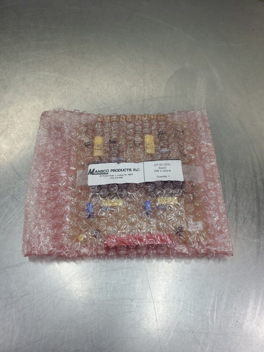 Mansco Products T-VI2-A J21 (2CH) V/I Board.                                3D-2