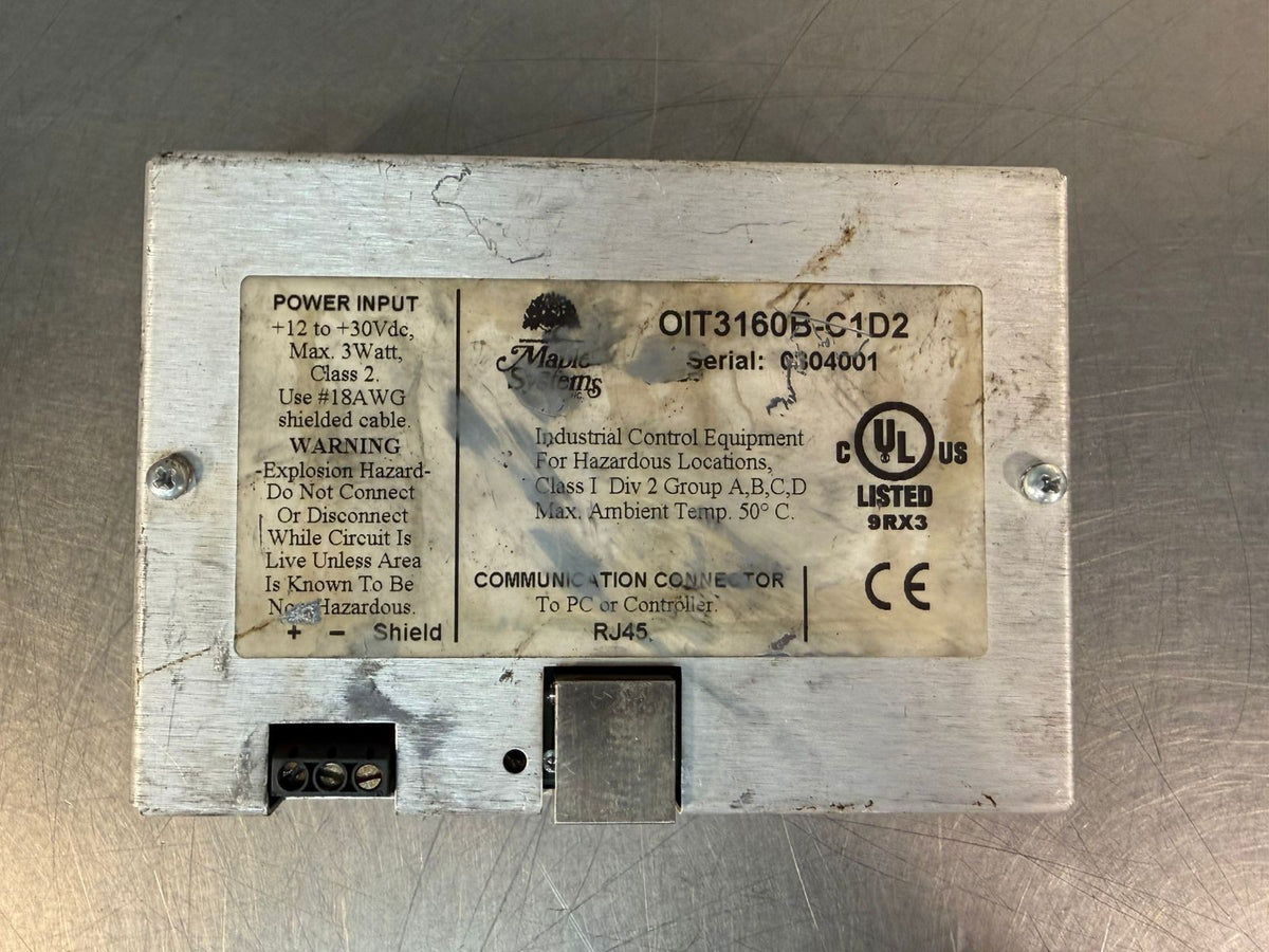 Maple Systems OIT3160B-C1D2 / 12-30vdc 3w                          (7.2.3)