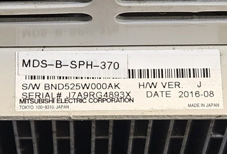 MITSUBISHI MDS-B-SPH-370 Spindle drive unit 37kW    (BIN3.4.4)