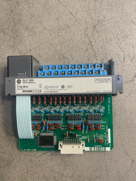 ALLEN BRADLEY SLC 500 1747-IB16 Series C Input Module For PLC Controller @1D