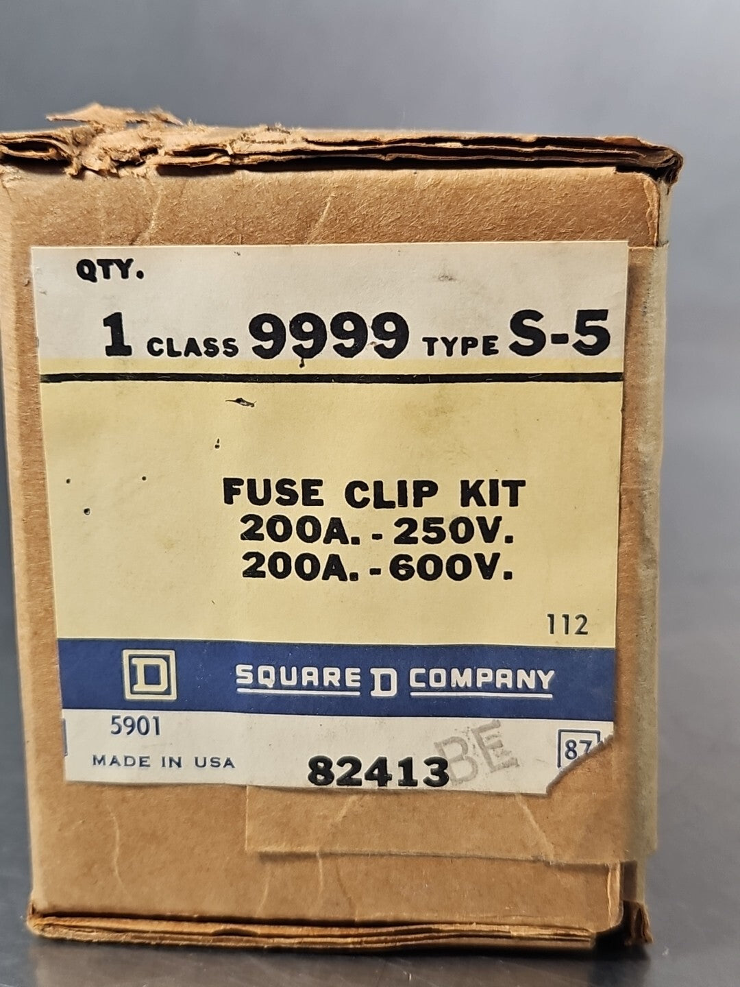Square D 5901 Fuse Clip Fuse class9999 typeS-5                          (BIN433)