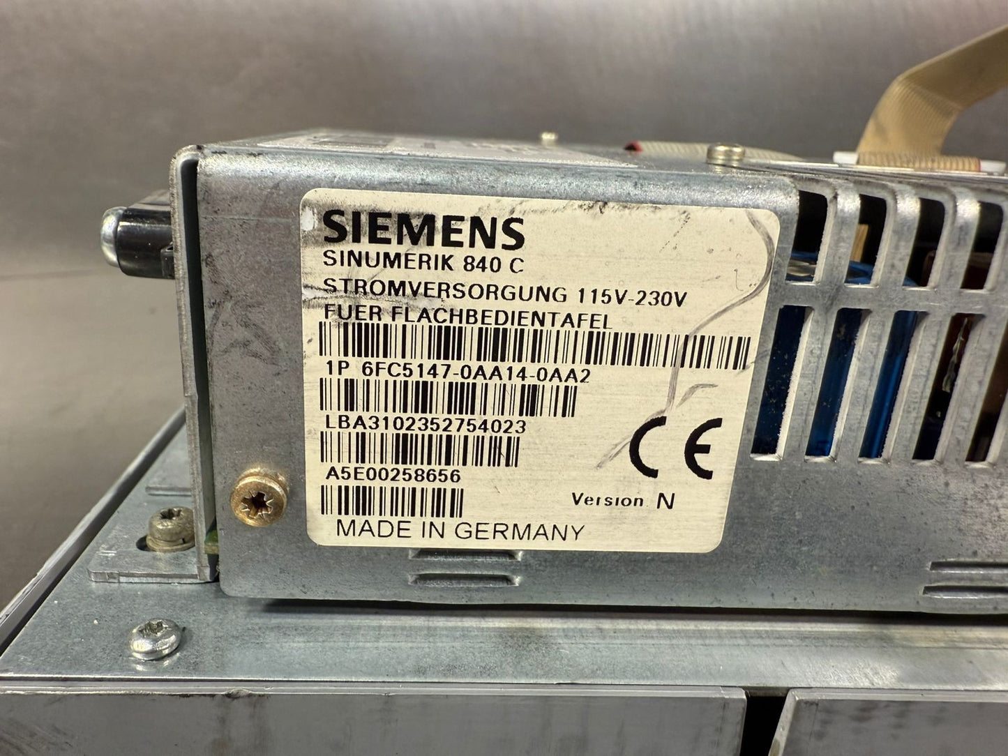 Siemens D0012401-78-092-0300 Sinunerik 840C + 6FC5147-0AA14-0AA2 (9.4.5)