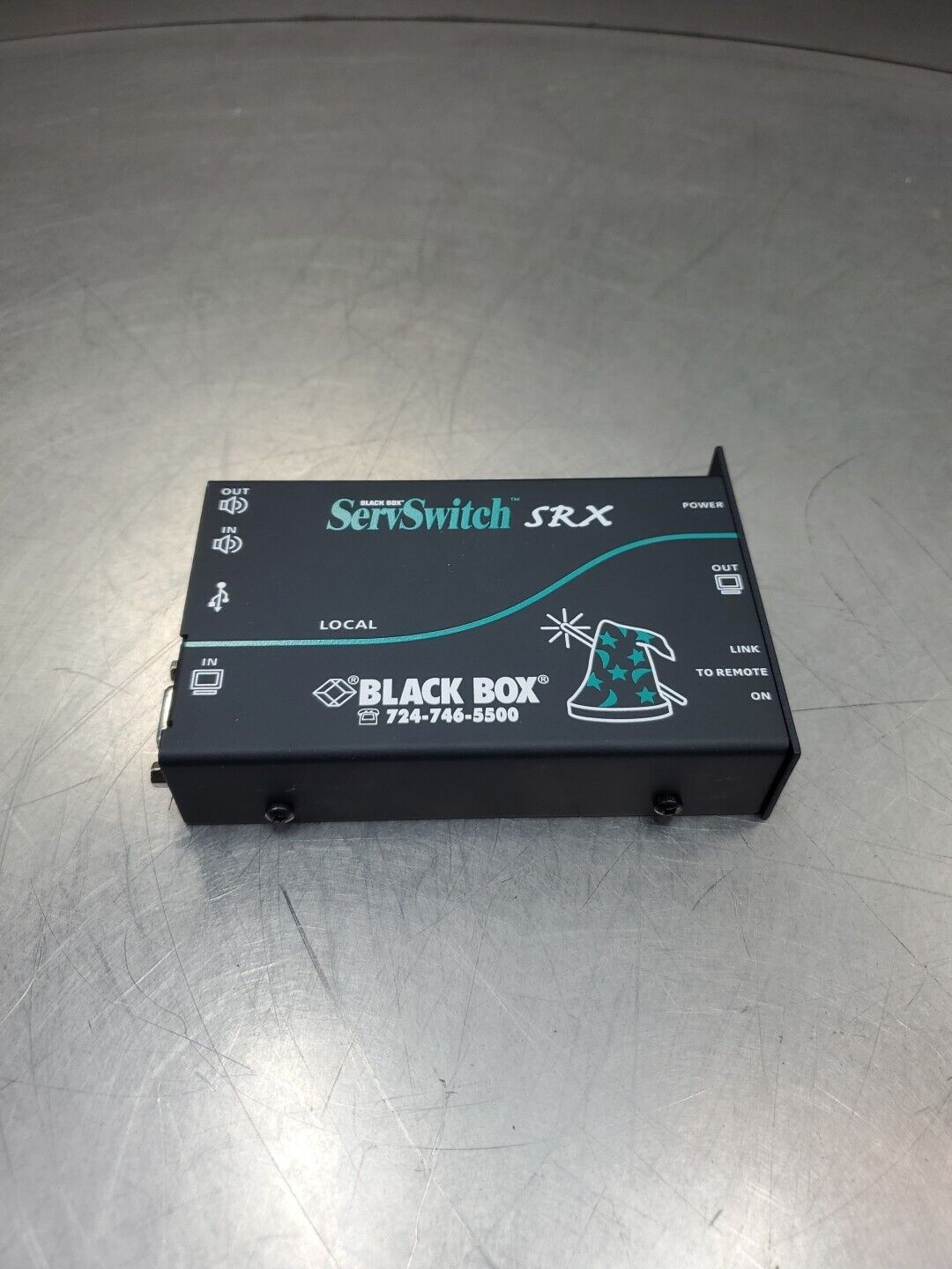 BLACKBOX ACU5051A SERVSWITCH Wizard SRX VGA + USB Extender Loc Unit.        3D-7