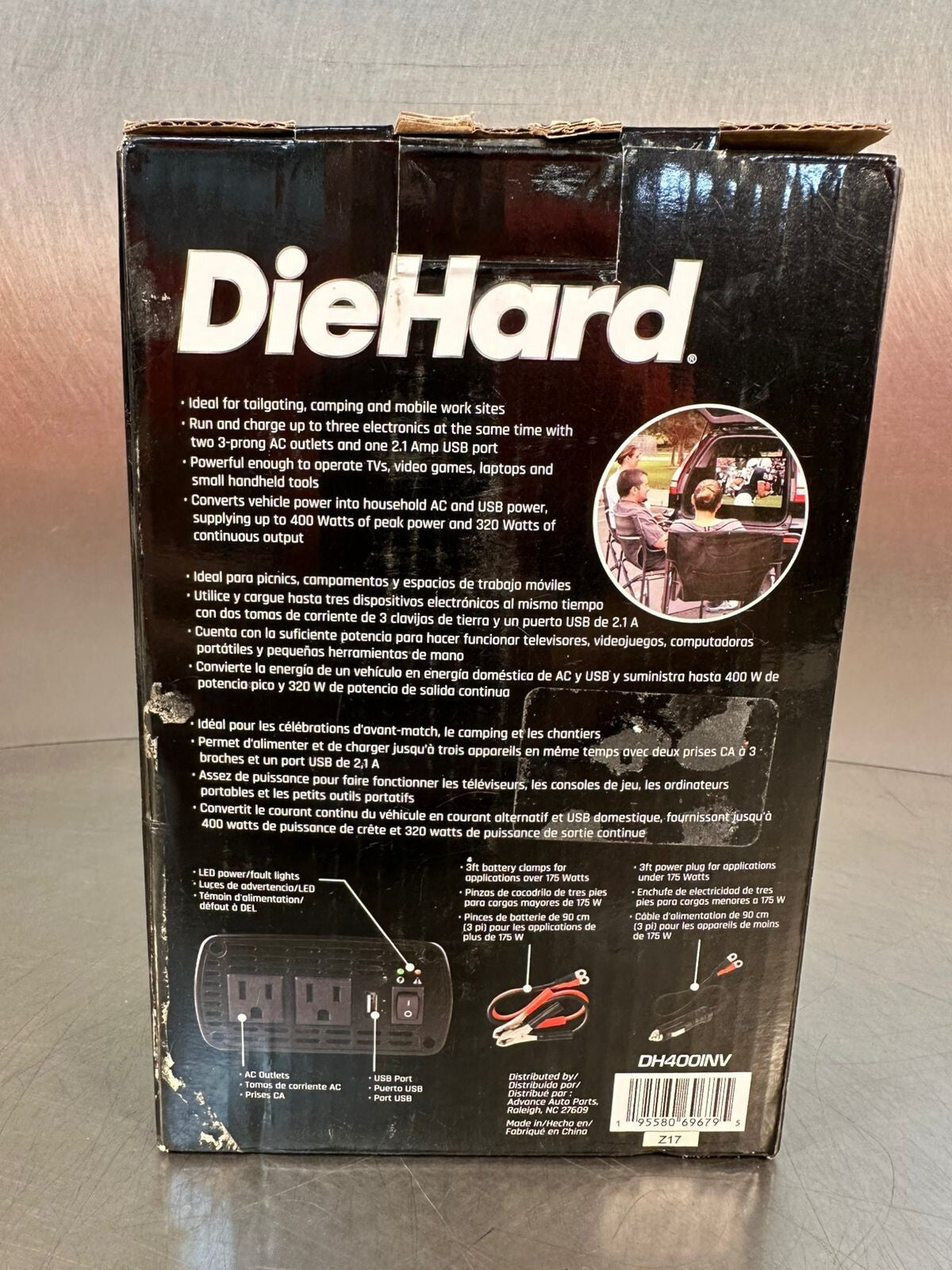 DieHard DH400INV 400W High Power Inverter    (7.5.3)