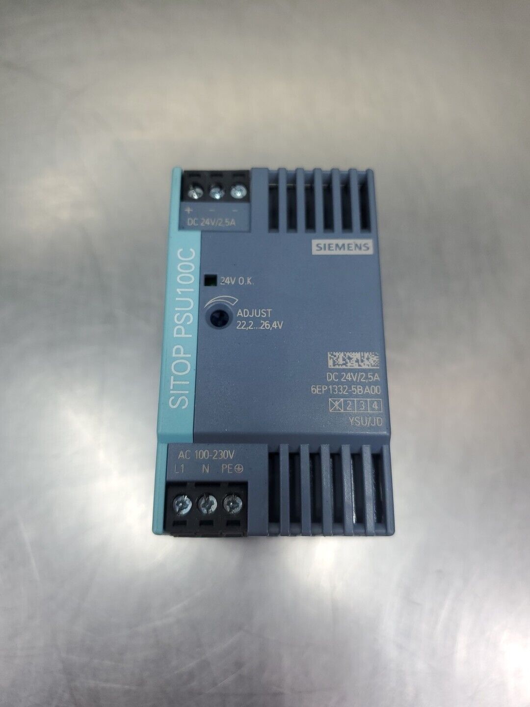 Siemens 6EP1332-5BA00 Power Supply, SITOP PSU100C 24V.                     4C-14