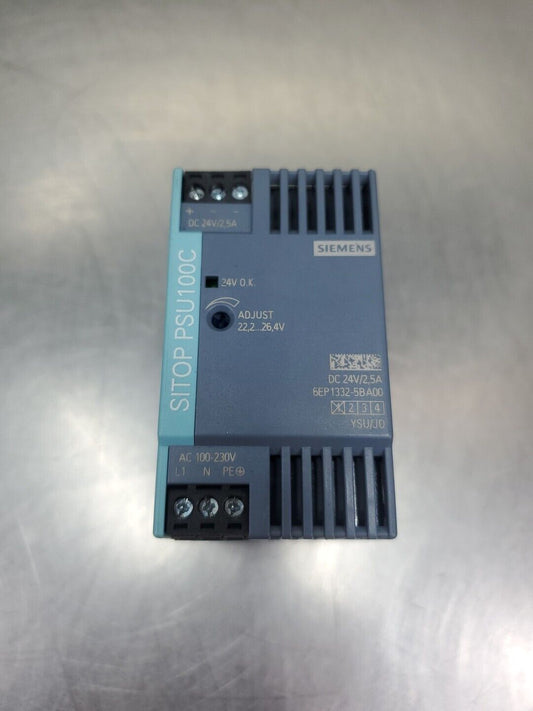 Siemens 6EP1332-5BA00 Power Supply, SITOP PSU100C 24V.                     4C-14
