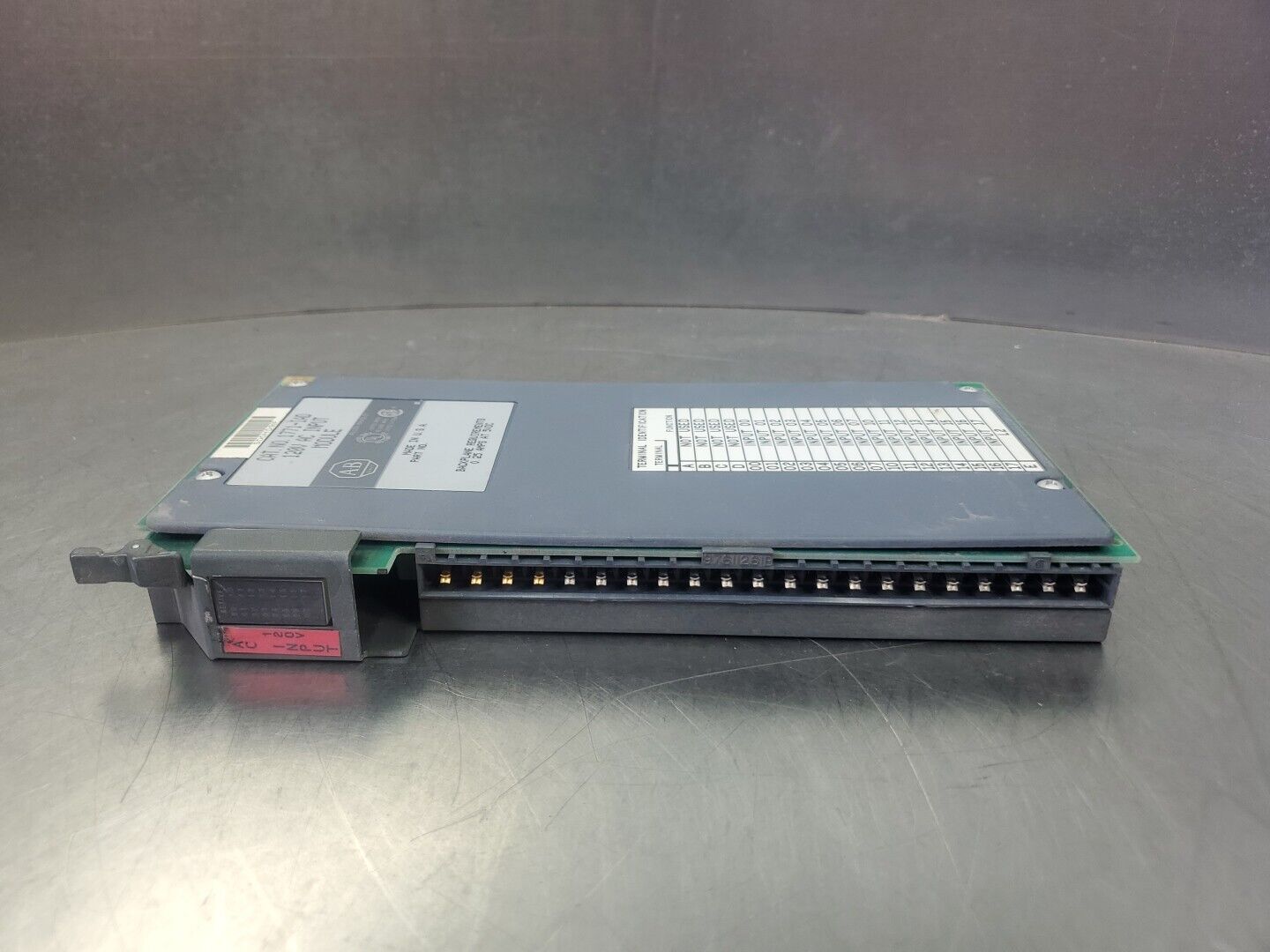 Allen Bradley 1771-IAD 120V AC Input Module.                               3D-41