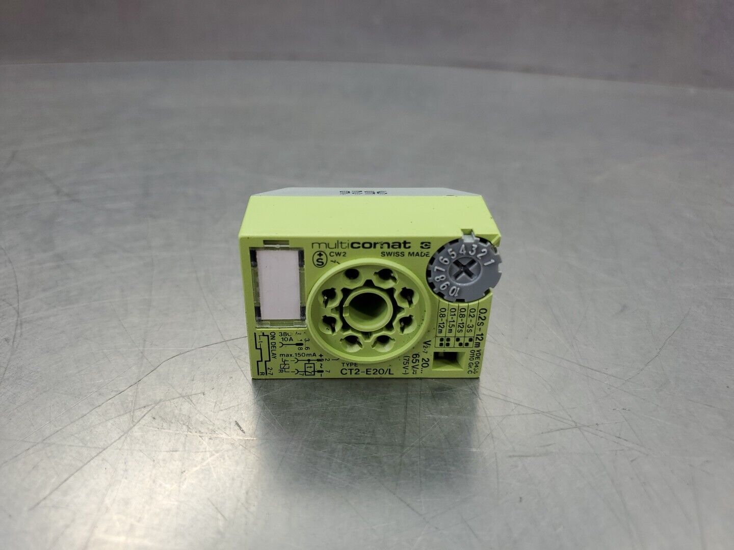 Multicomat CT2-E20/L Time Cube 20-65V Relay Block.                         4D-25