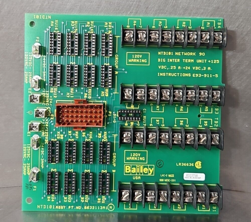 ABB Bailey NTD101 Network 90 Interface Termination                       Loc3D14