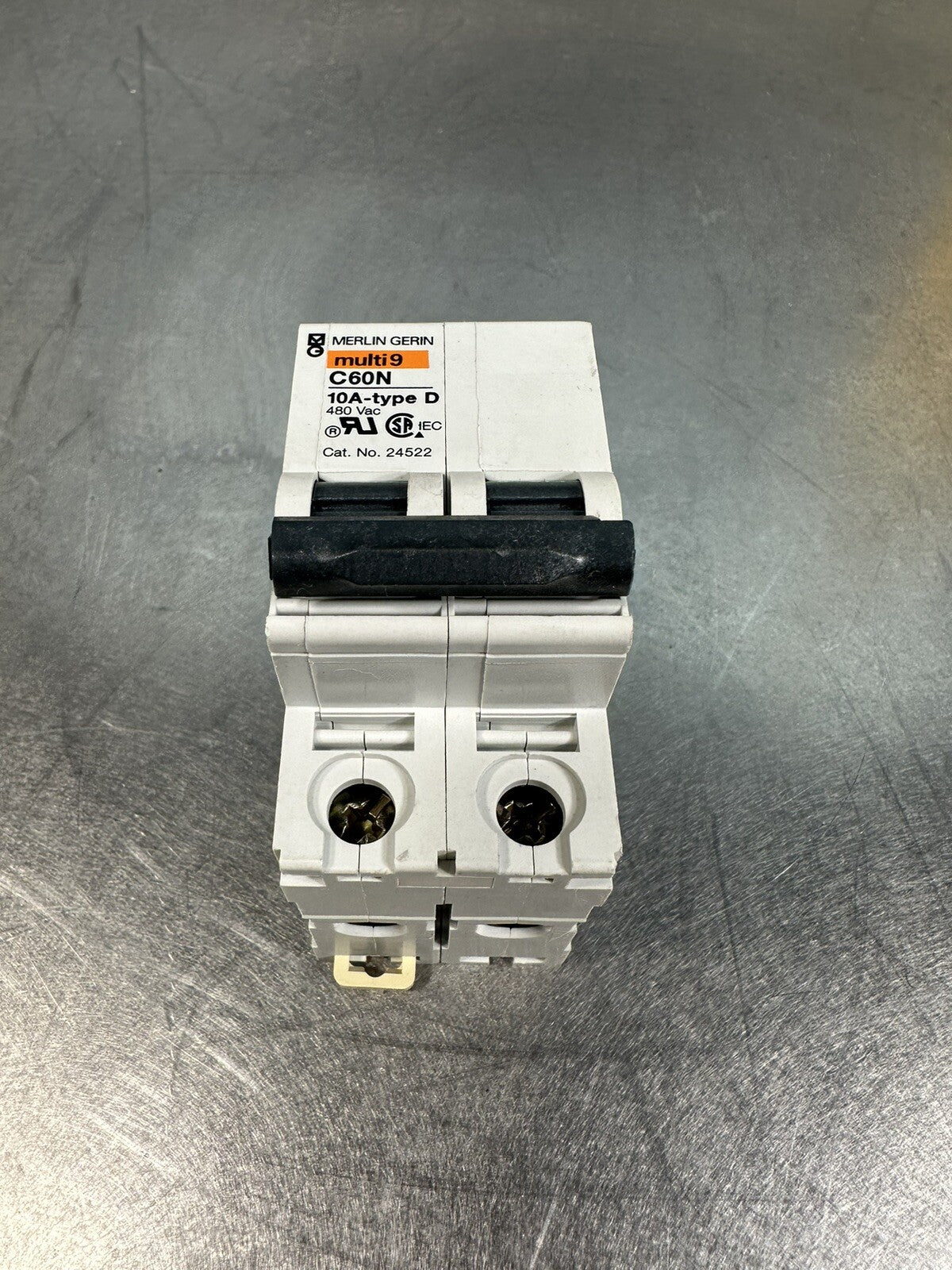 MERLIN GERIN MULTI9 C60N 10A-TYPE D BREAKER (BIN-1.1.1)