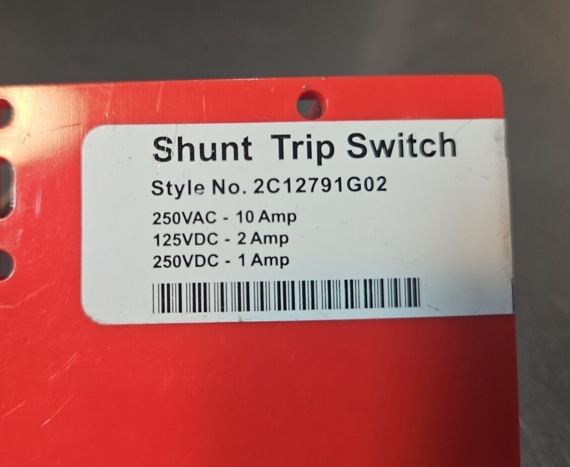 Eaton 2C12791G02 Circuit Breaker Shunt Trip Switch Assy 250VAC 250VDC   (BIN742)