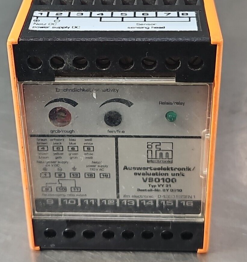 IFM Efector VSO100 Flow Monitor Type VY 31                                loc4D3