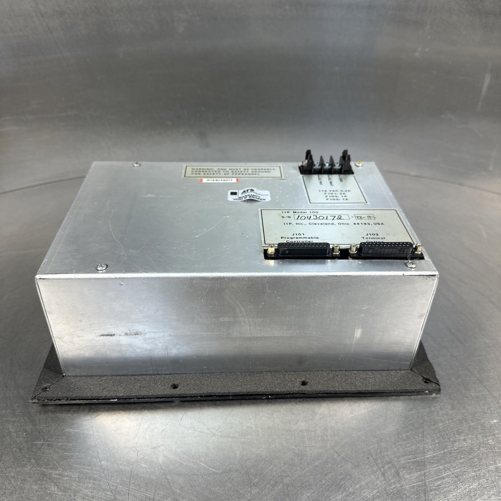 IIP Inc MODEL-100-PANEL Control Board Panel Operator Station  (BIN-2.2.5)