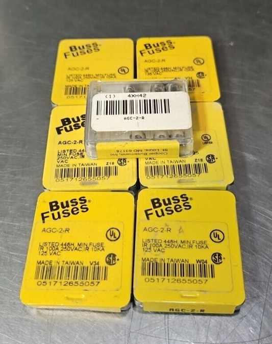 Bussmann AGC-2-R Buss Small Dimension Fuse Lot Of 21                     loc4E22