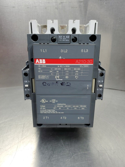 ABB A210-30 Contactor, 350A 1000V 60-200HP.                                1C-25
