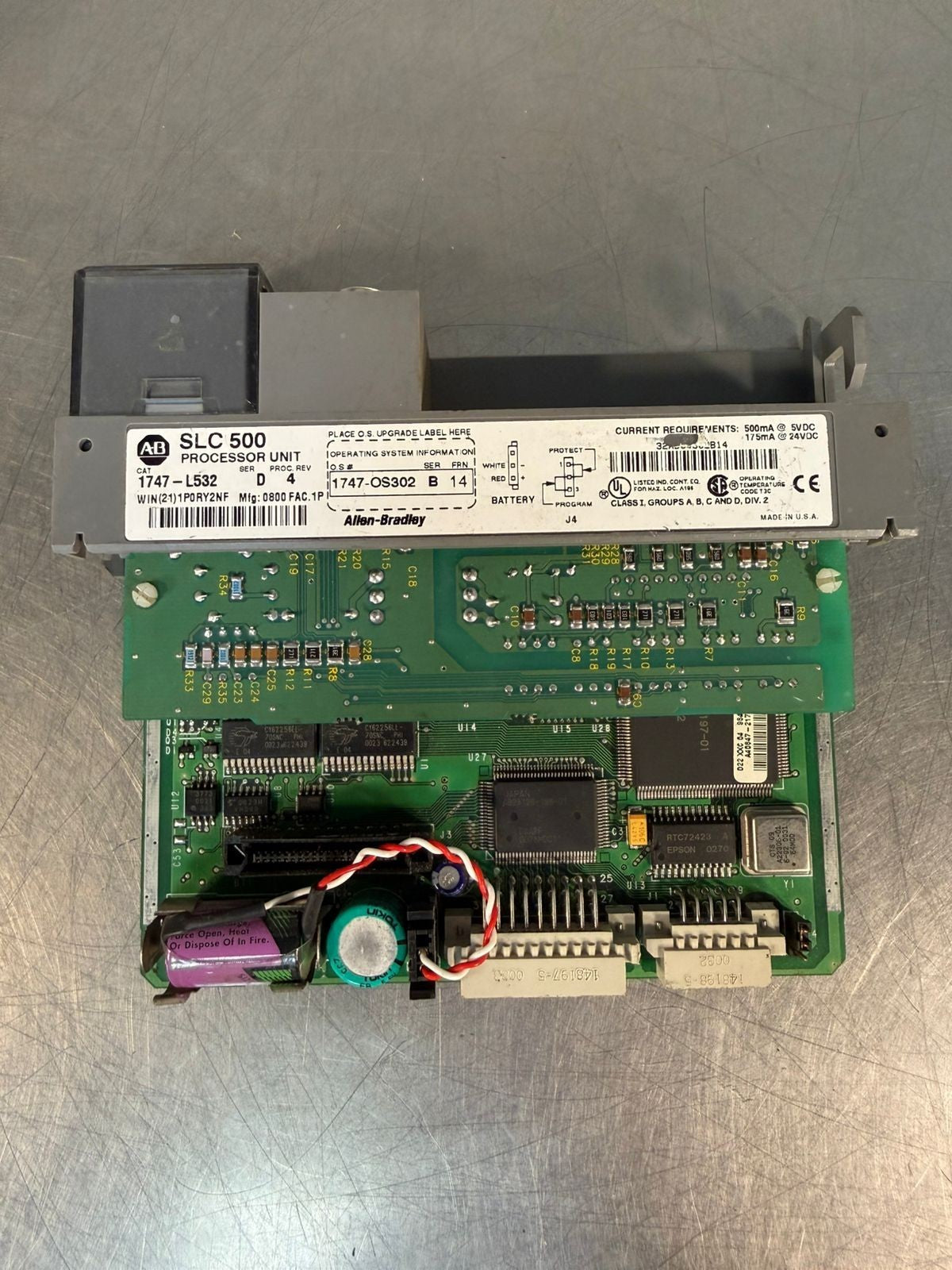 Allen Bradley 1747-L532 /D Rev 4 Processor Unit                (11.4.5)