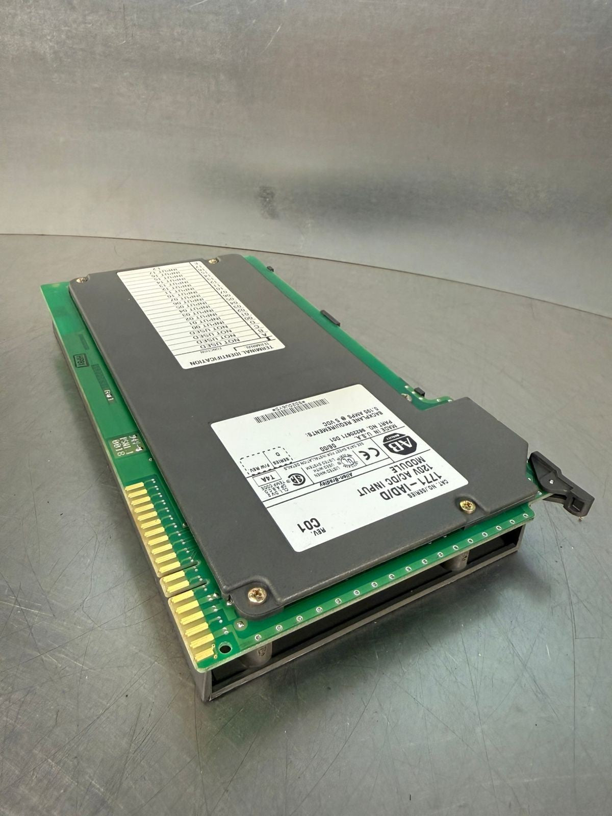 Allen Bradley 1771-IAD /D 120V Ac/Dc Input Module Rev C01 (7.3.5)