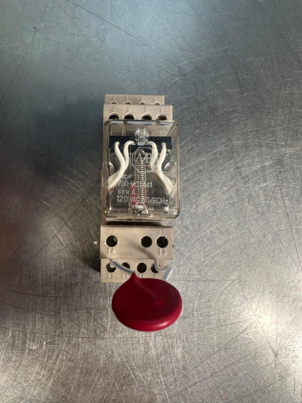 Allen-Bradley 700-HC14A1 Ser A Relay Coil  with 700-HN103 Ser.A (4D-25)