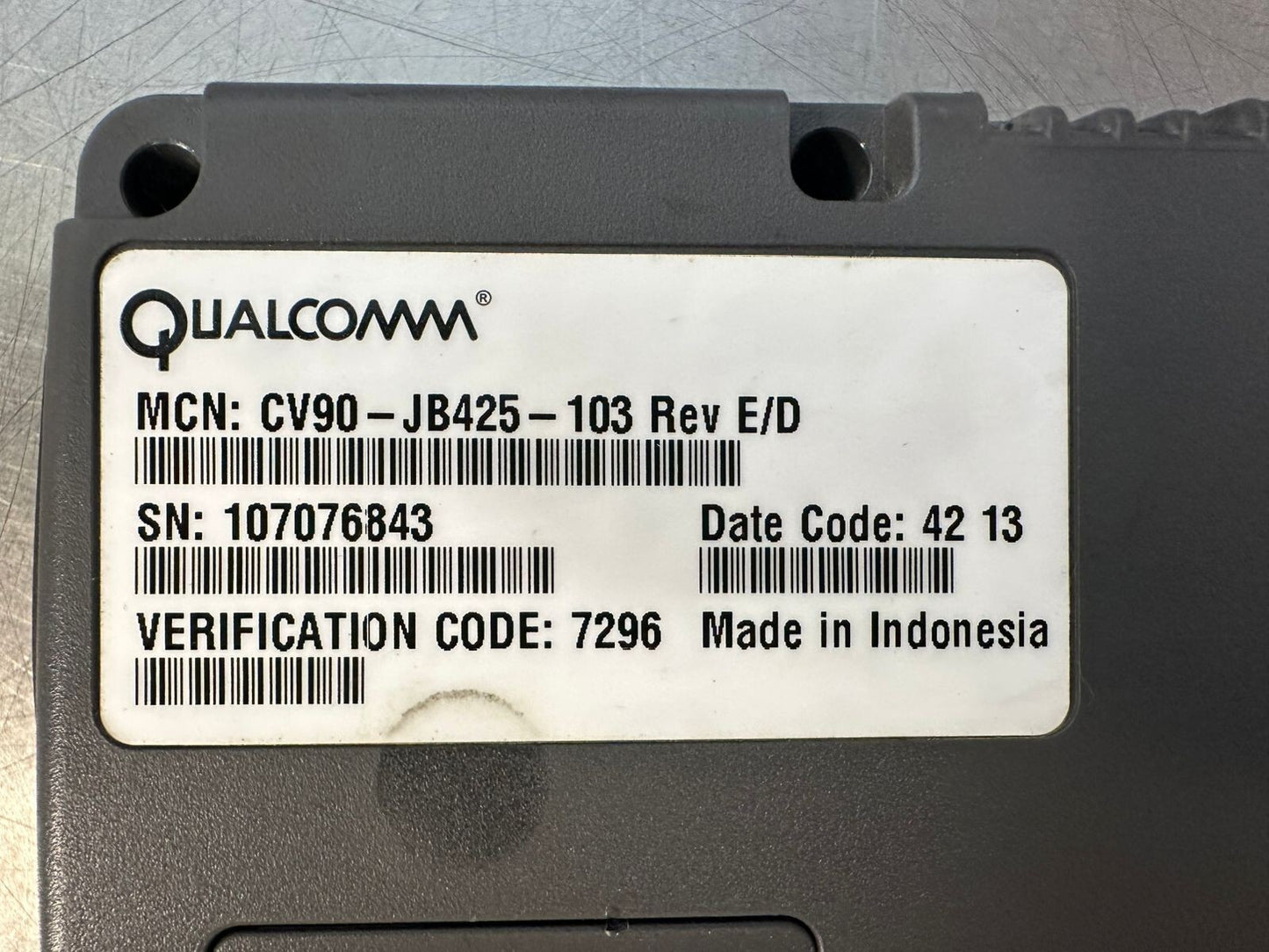 Qualcomm Omnitracks CV90-JB425-103 Rev E/D           (2.3.1)