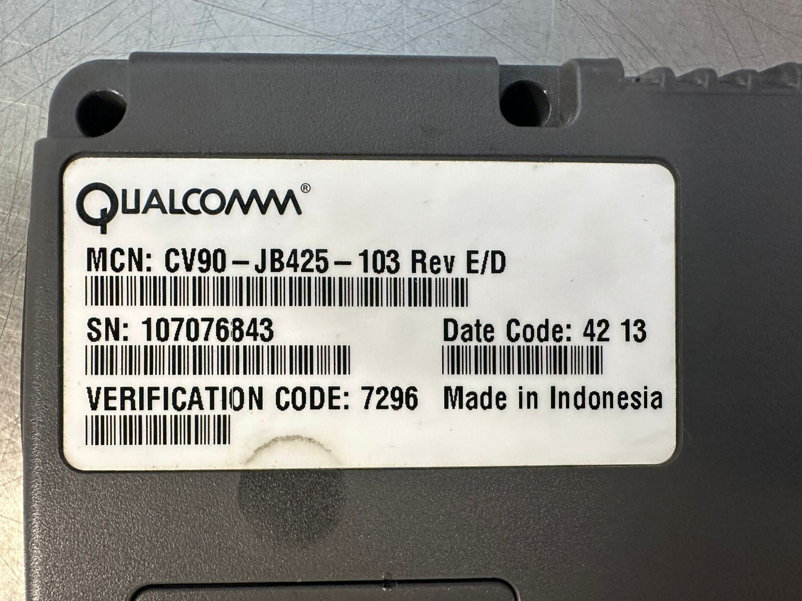 Qualcomm Omnitracks CV90-JB425-103 Rev E/D           (2.3.1)