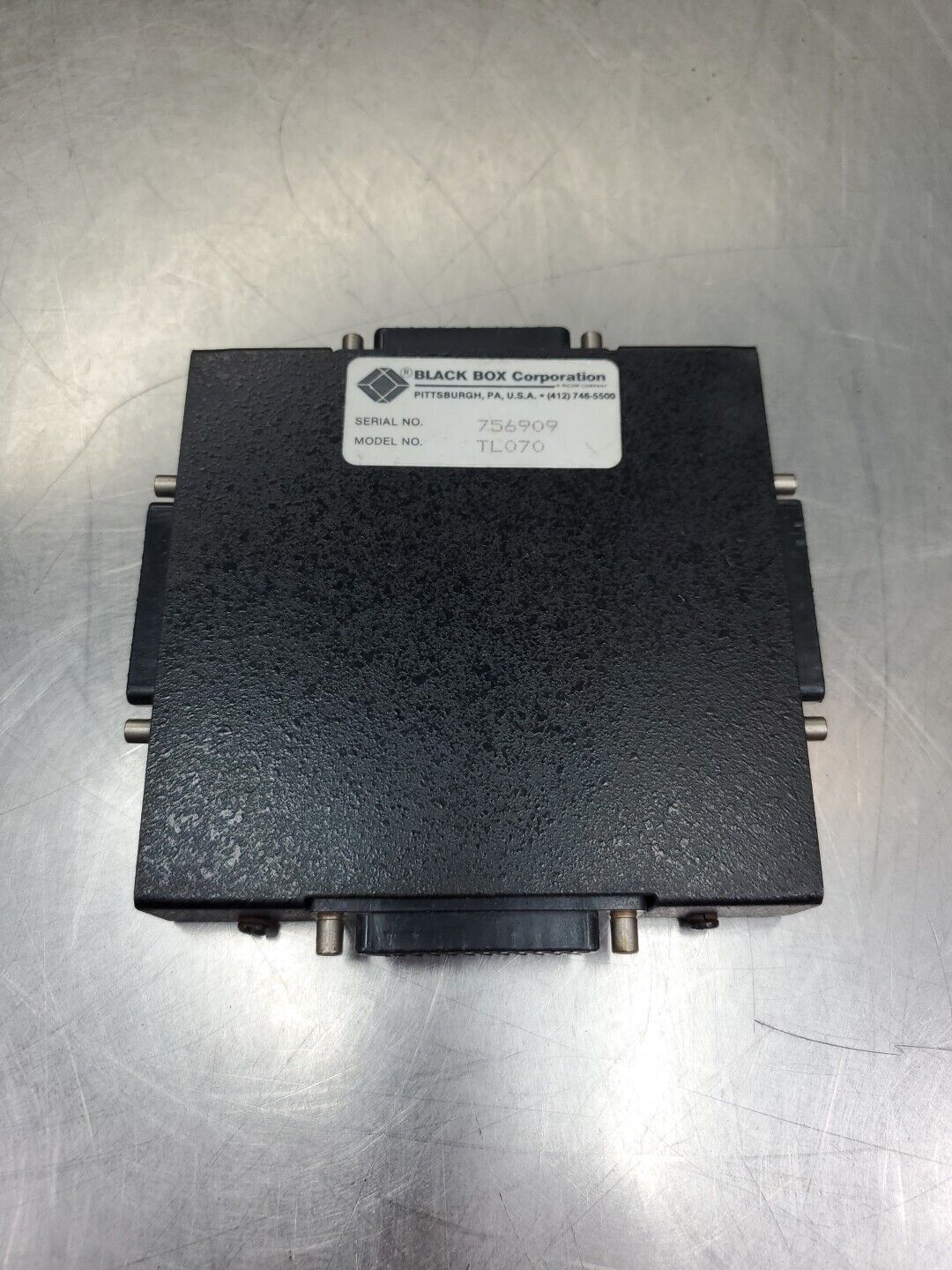 BLACK BOX TL070 Series MS-3 Modem Splitter Module.                          3D-8