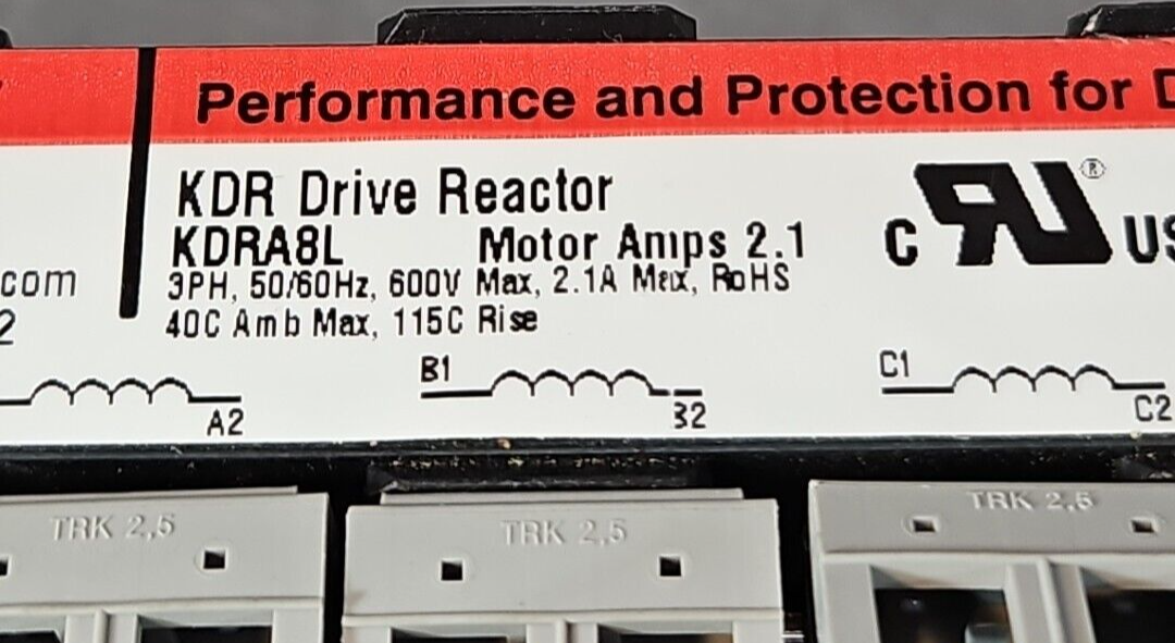 TCI KDRA8L Drive Reactor 3PH 50/60Hz 600V 2.1Amp                        (BIN424)
