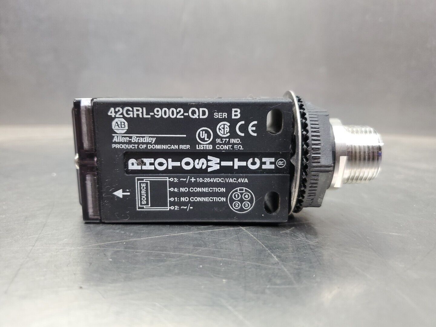 Allen Bradley 42GRL-9002-QD/B Photoswitch.                                 5D-34