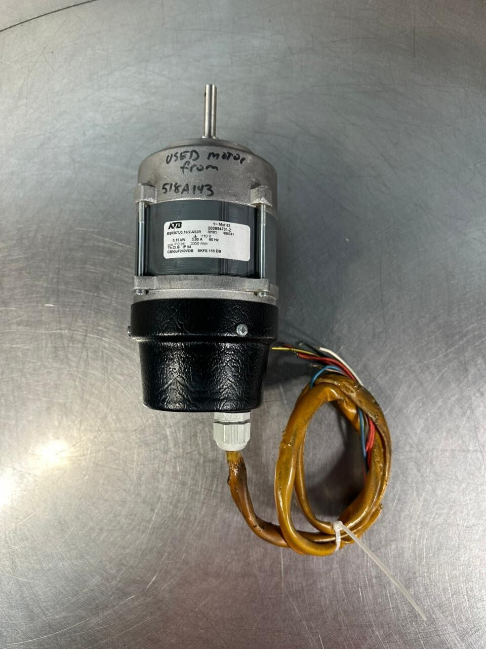 Atb BSRBFU0,18/2-A52R    1~Mot63  203694701-Z   60hz    110v       (6.5.1)
