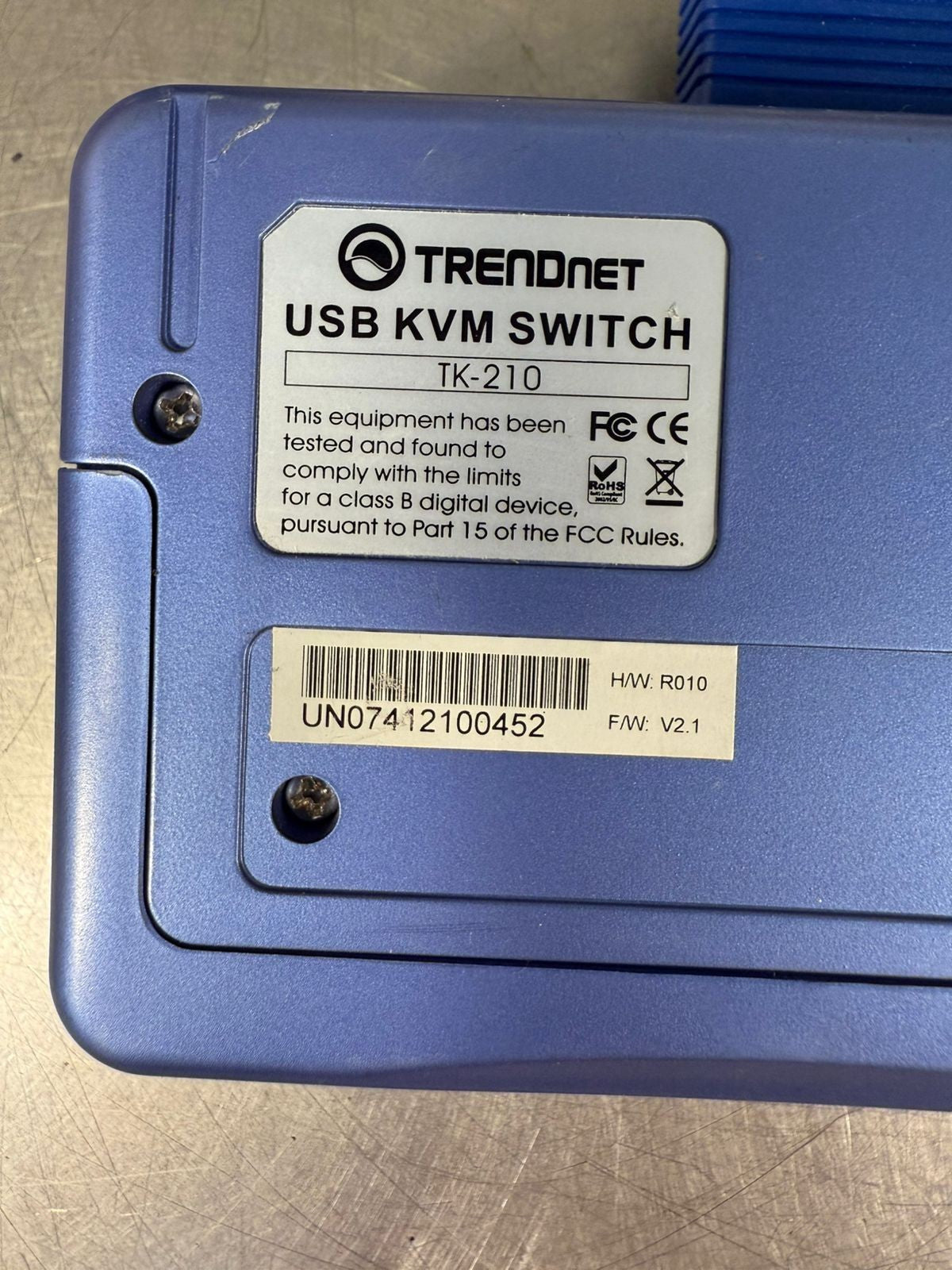Trendnet TK-210 / TK210K Usb  Kvm Switch with Audio         (6.3.1)