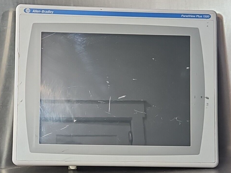 Allen Bradley 2711P-RDT15C Ser C Panelview Plus 1500 + 2711P-RP7A     (BIN1.4.3)