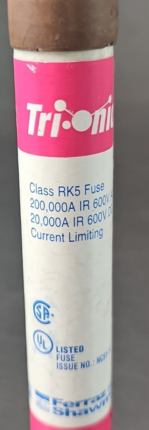 Ferraz Shawmut TRS5R 600V fuse                                           Loc4E18