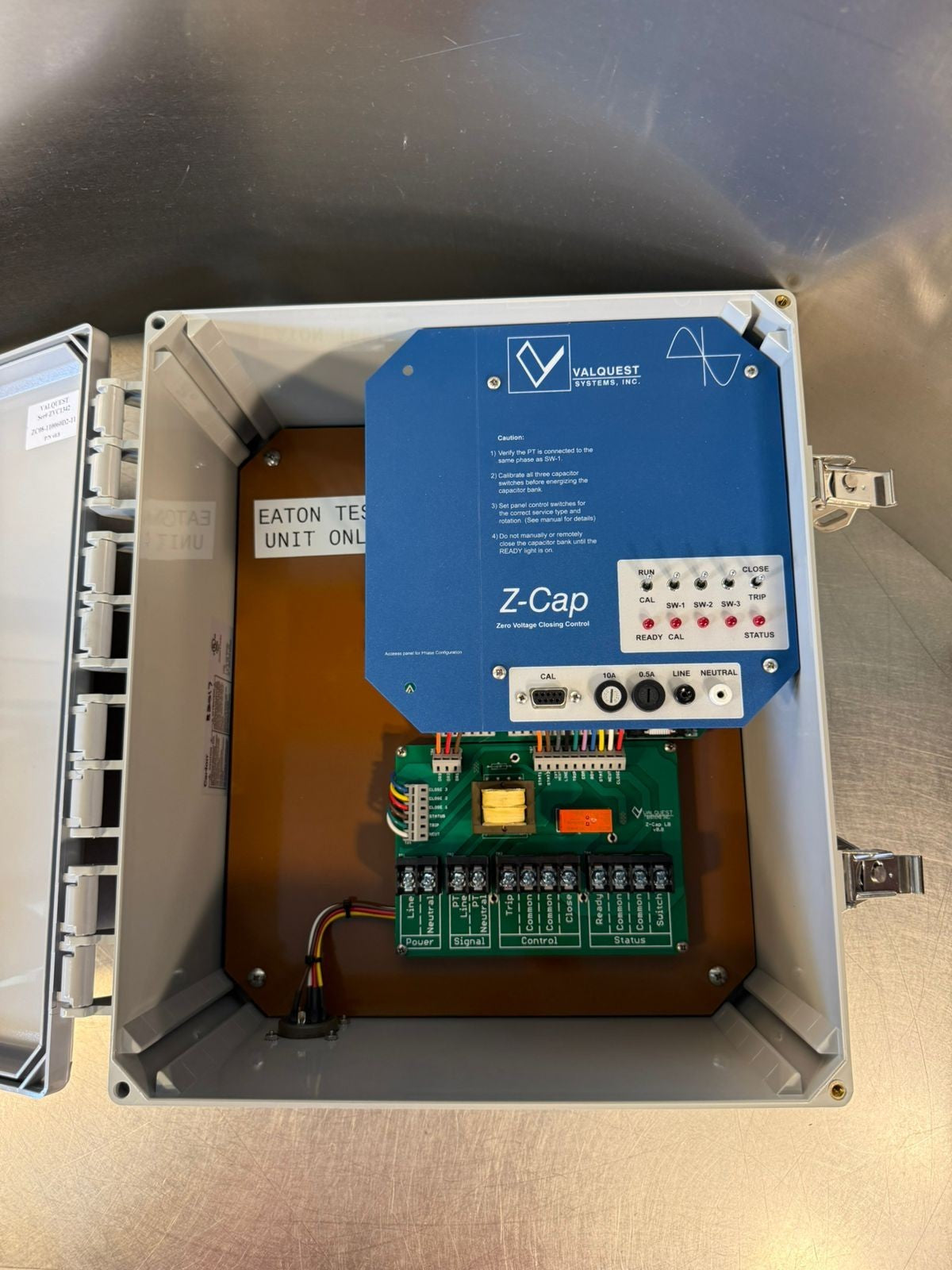 Valquest Z-cap ZC08-110060D2-11 Voltage Closing Control           (12.4.6)